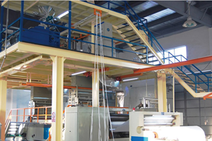 Non-woven fabric Machine-view